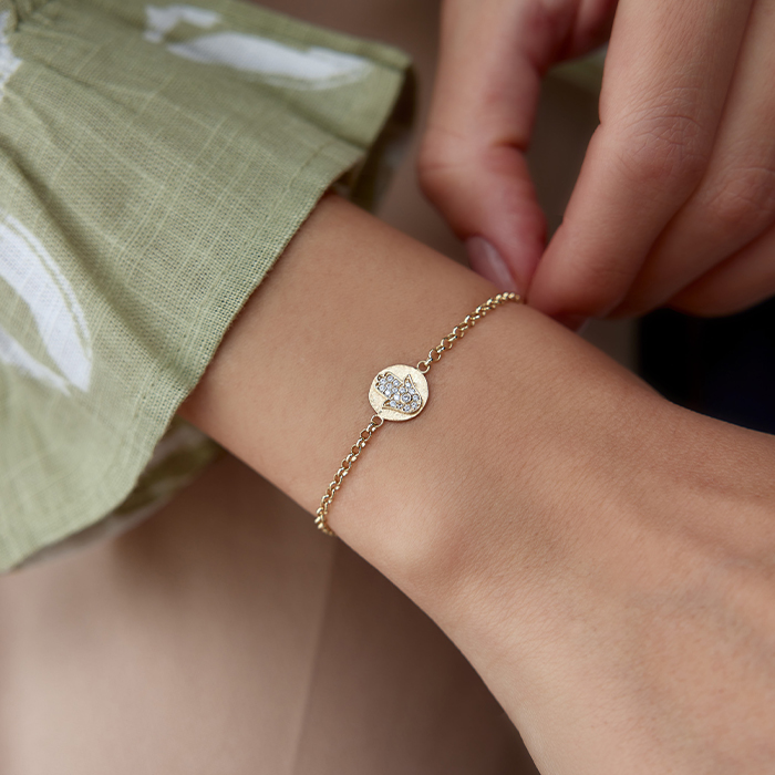 Plaka Taşlı Fatma'nın Eli Bileklik - RİTİM