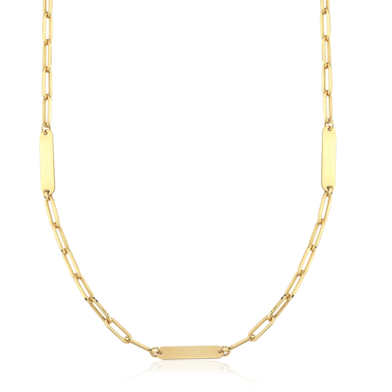 Plakalı Ataç Erkek Zincir - Rayna