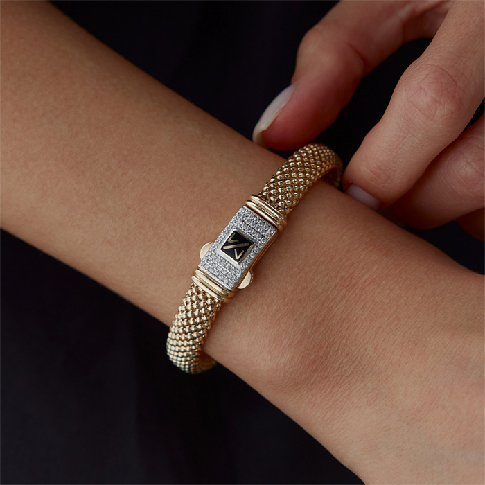 Point Taşlı Kilit Bileklik - Mazi