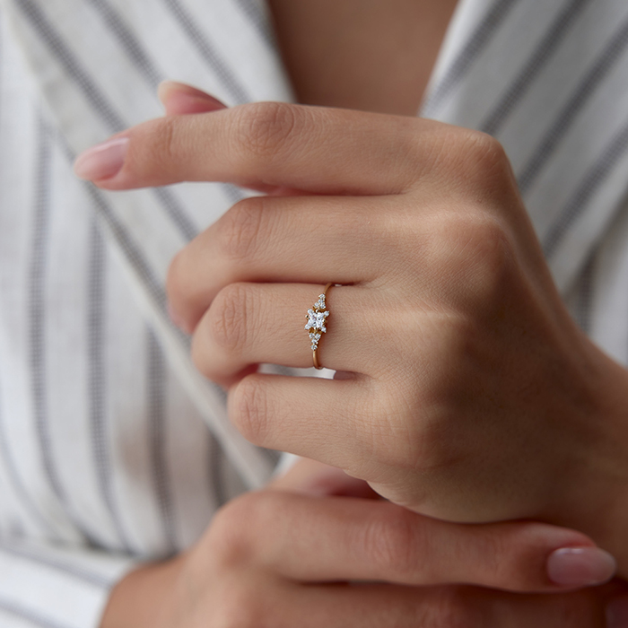 Prenses Light Yüzük - Mazi