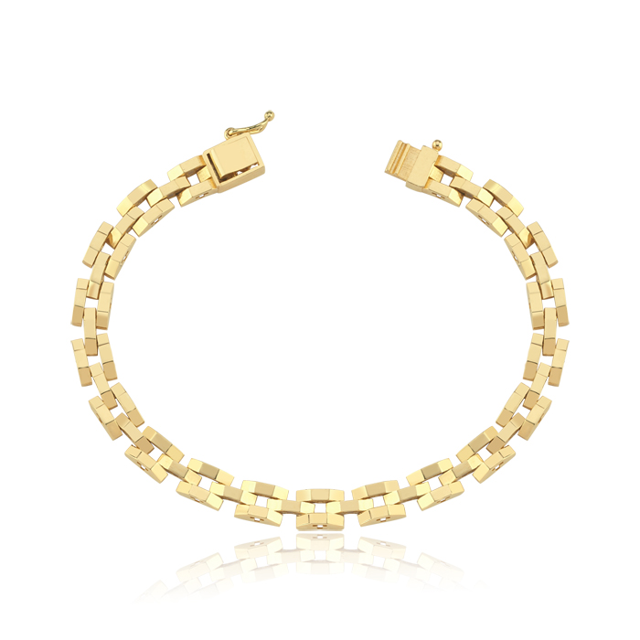 Prizma Kayış Altın Bileklik - Mieoro