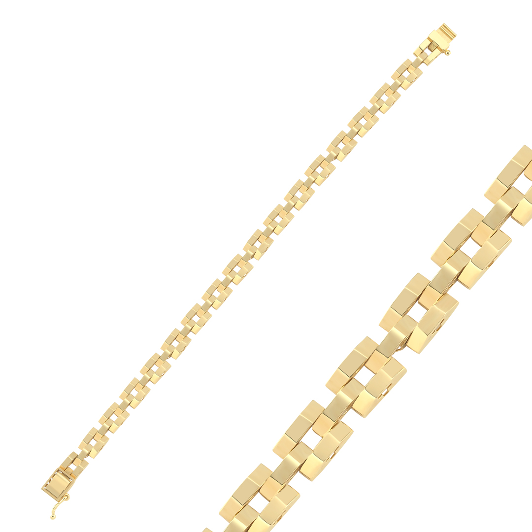 Prizma Kayış Altın Bileklik - 2