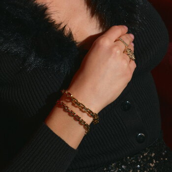 Prizma Kayış Altın Bileklik - 3