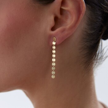 Pul Zincir Küpe - 2