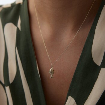 Pullu Balık Kolye - Rayna