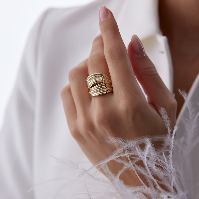 Ray Sarmal Yüzük - Mg Gold (1)