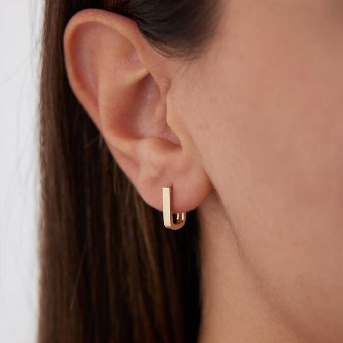 Rectangle Ataç Küpe - 1