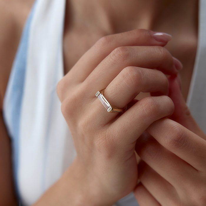 Rectangle Vizon Yüzük - 2