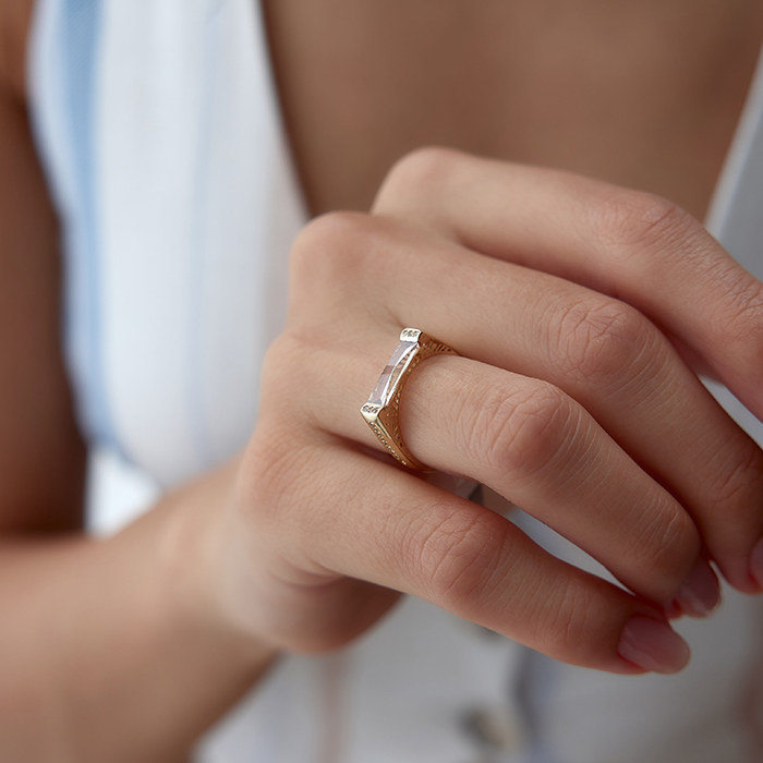 Rectangle Vizon Yüzük - 3