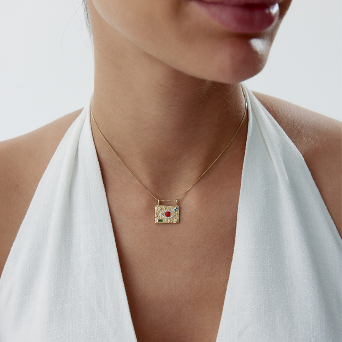 Red Eye Tablet Kolye - RİTİM