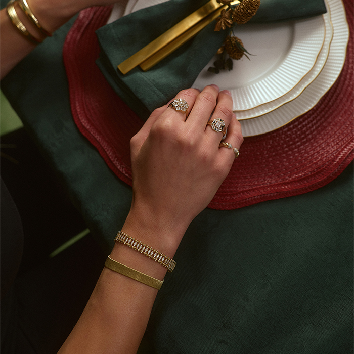 Renkli Baget Queen Yüzük - Cemart (1)