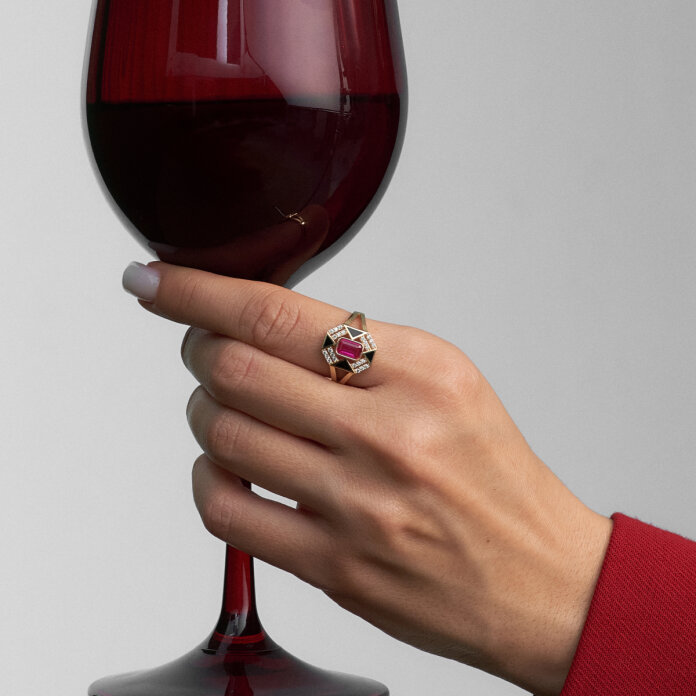 Renkli Baget Queen Yüzük - 7