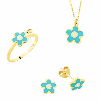 Renkli Çiçek Çocuk Seti - Melike