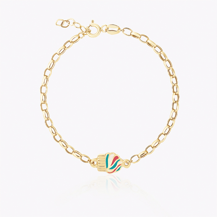 Renkli Cupcake Çocuk Bilekliği - Melike