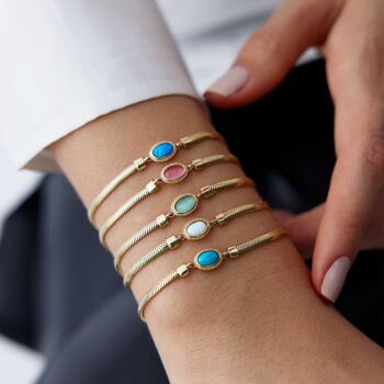 Renkli Taşlı Bileklik - Koçak