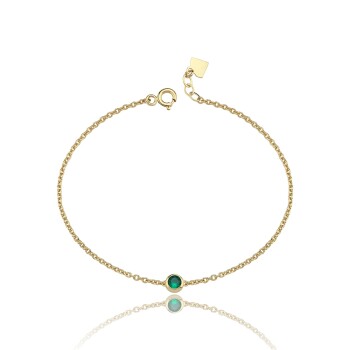 Renkli Taşlı Mini Bileklik - 4