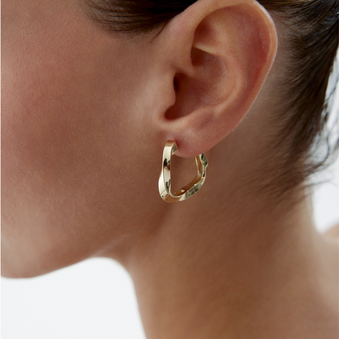 Retro Kıvrım Küpe - Rayna (1)