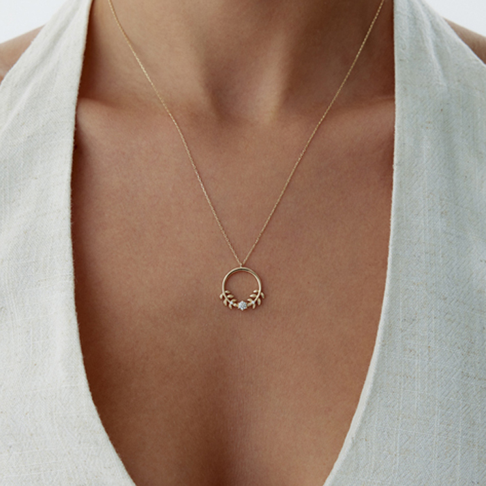 Ring Flower Kolye - 1