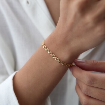 Rinntin İtalyan Kalpli Bileklik - İstor (1)