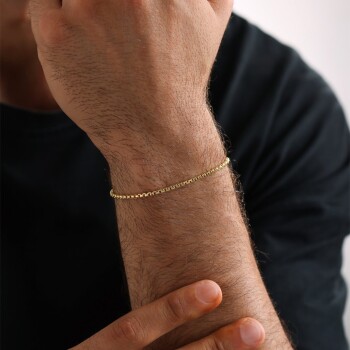 Rolo Box Zincir Erkek Bileklik - Mieoro (1)