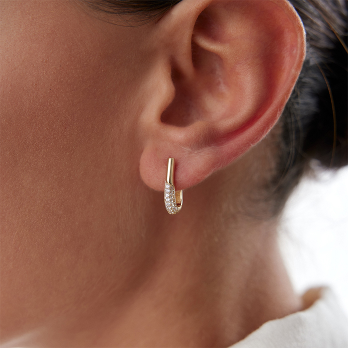 Royal Taşlı Küpe - Rayna