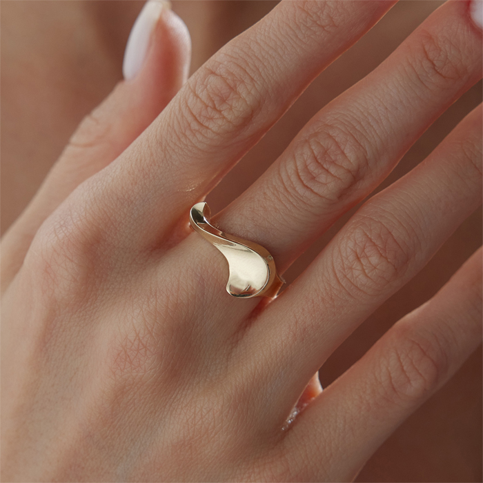 S Bind Yüzük - Mg Gold (1)