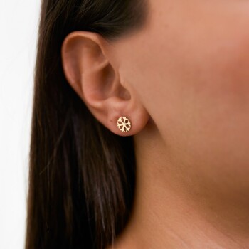 Sade Kar Tanesi Küpe - Özçelik