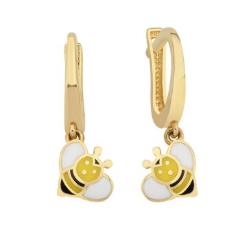 Sallantılı Arı Çocuk Küpesi - Melike