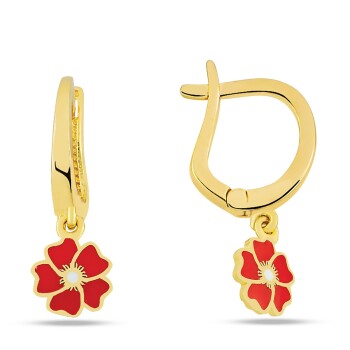 Sallantılı Yonca Çocuk Küpesi - Melike