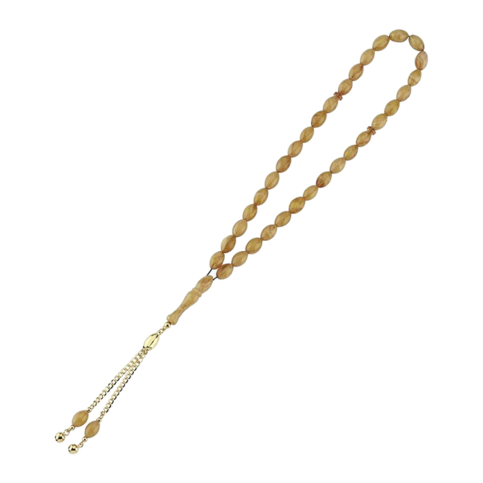 Sarı Kehribar Altın Tesbih - Ali Altınbas