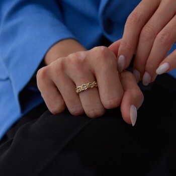 Sarmal Baget Yüzük - 1