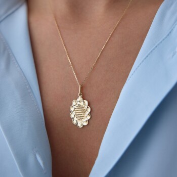 Sarmal Çerçeve Plaka Dua Kolye - Koçak