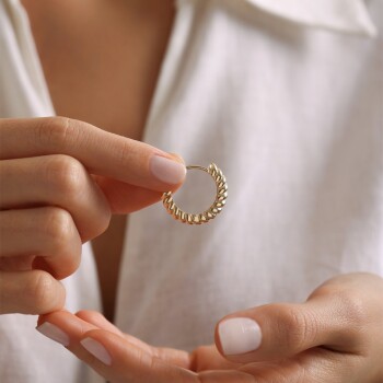 Sarmal Füzyon Küpe - Rayna (1)