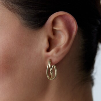 Sarmal Kafes Küpe - Tuana