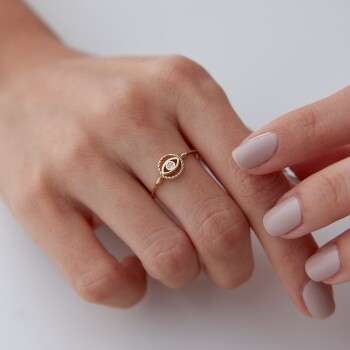 Sarmal Kirpik Yüzük - Mazi (1)