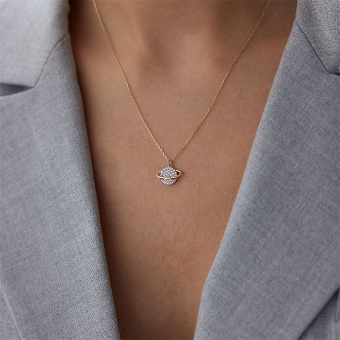 Satürn Kolye - Rayna