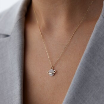 Satürn Kolye - Rayna (1)