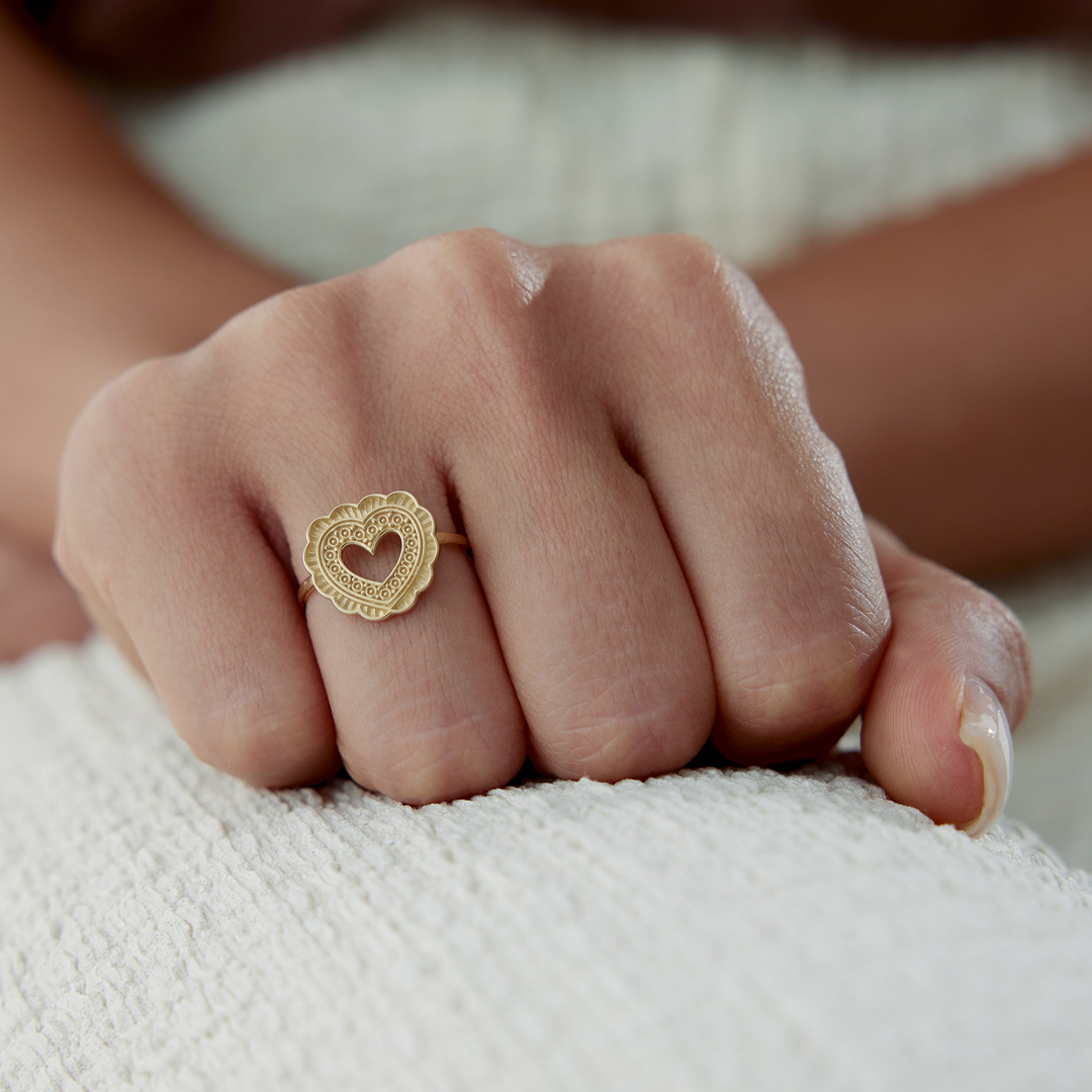 Seashell Heart Yüzük - 1