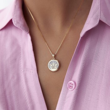 Sedefli Melek Kolye - Ador