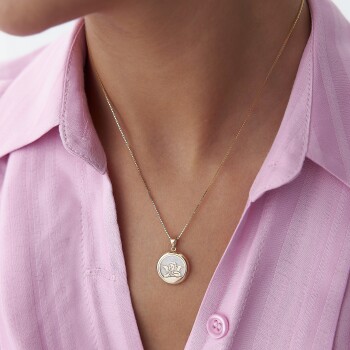 Sedefli Melek Kolye - Ador (1)