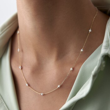 Sedefli Top Kolye - 3