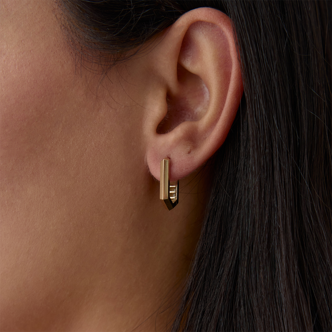 Sekizgen Ataç Küpe - 2