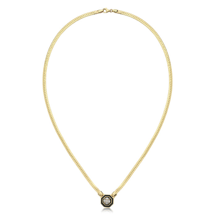 Sekizgen Snake Baget Kolye - 3