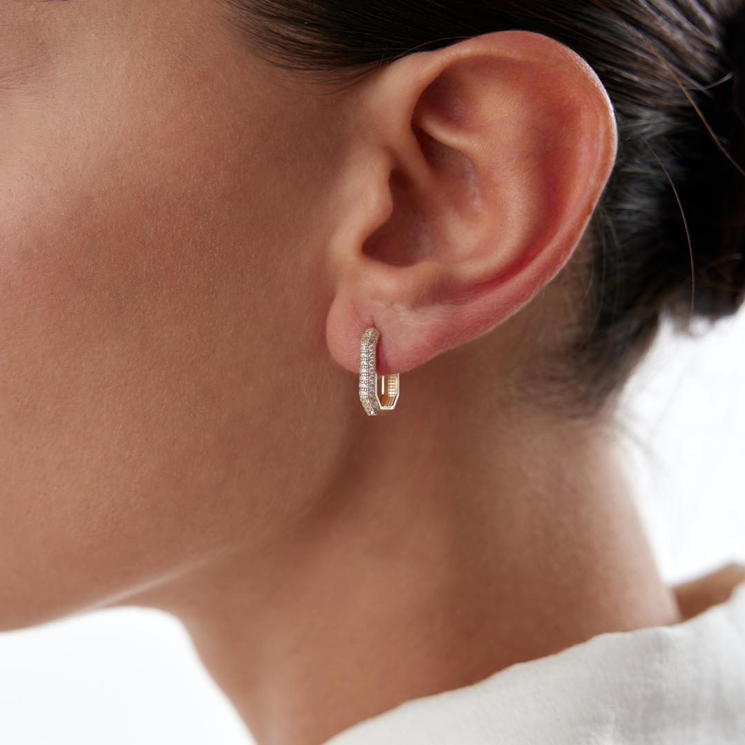 Seren Taşlı Küpe - 1