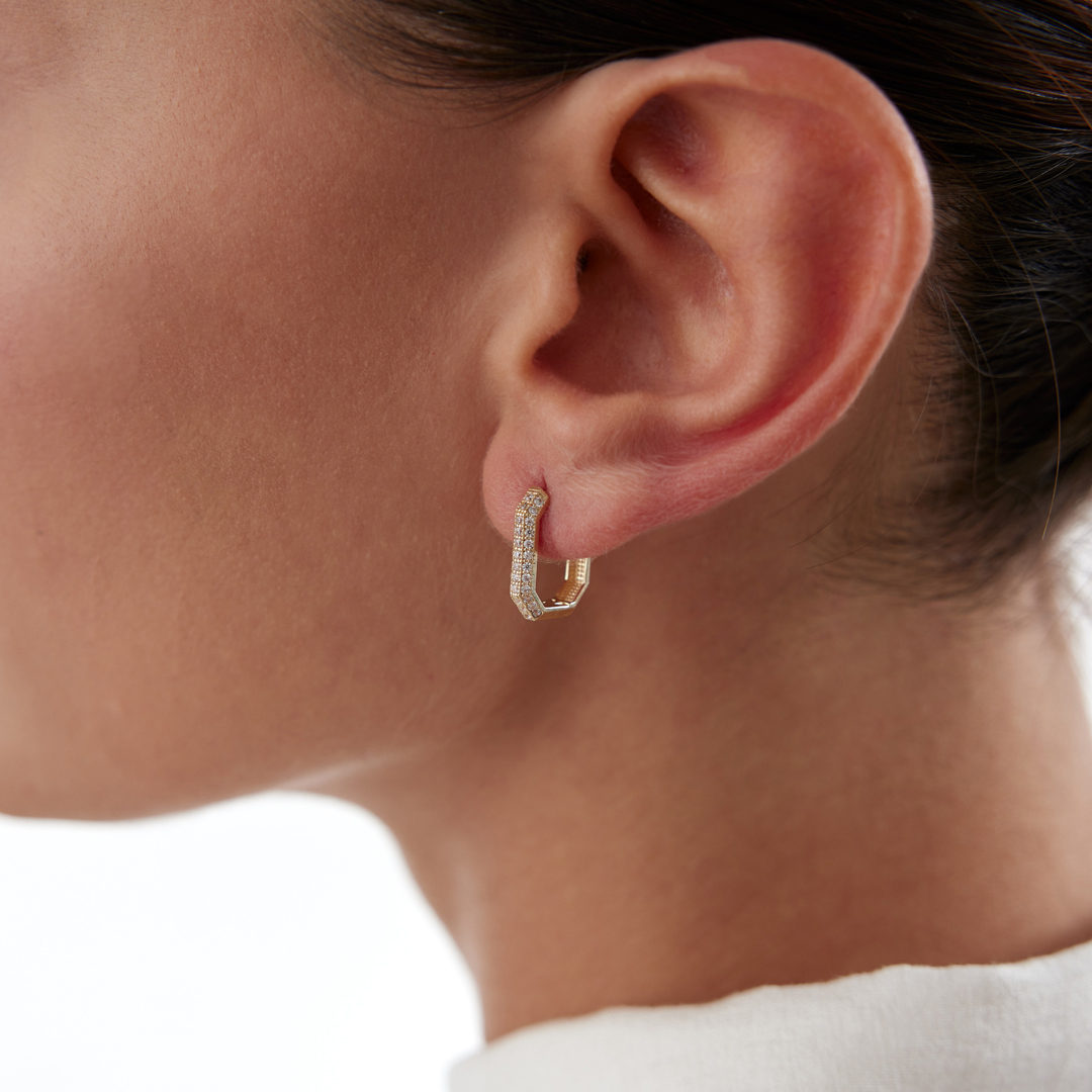 Seren Taşlı Küpe - 2