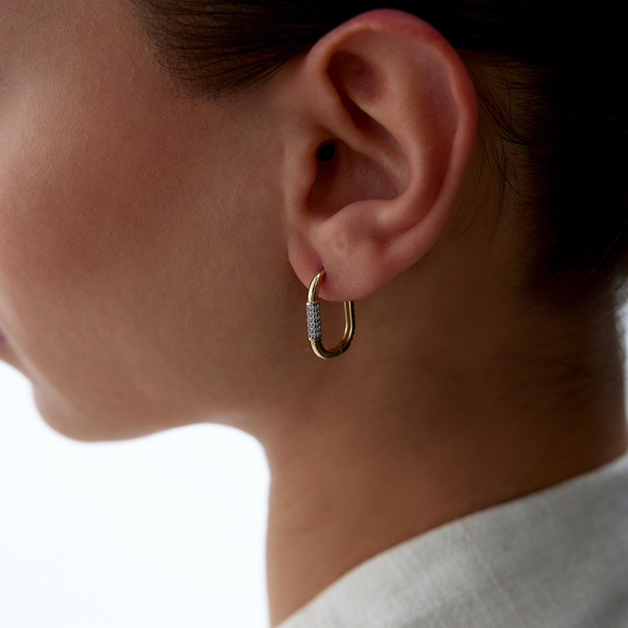 Şerit Taşlı Ataç Küpe - Arax (1)