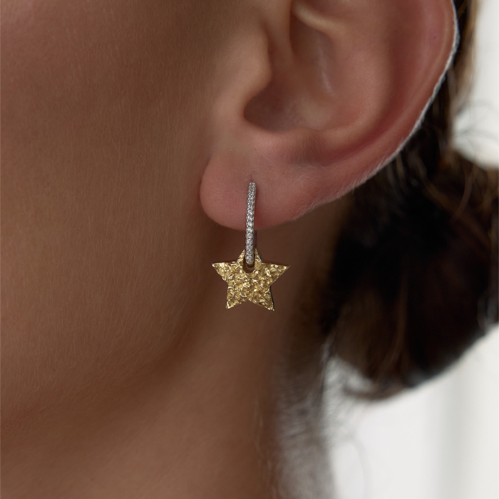 Shine Halka Yıldız Küpe - Reha (1)