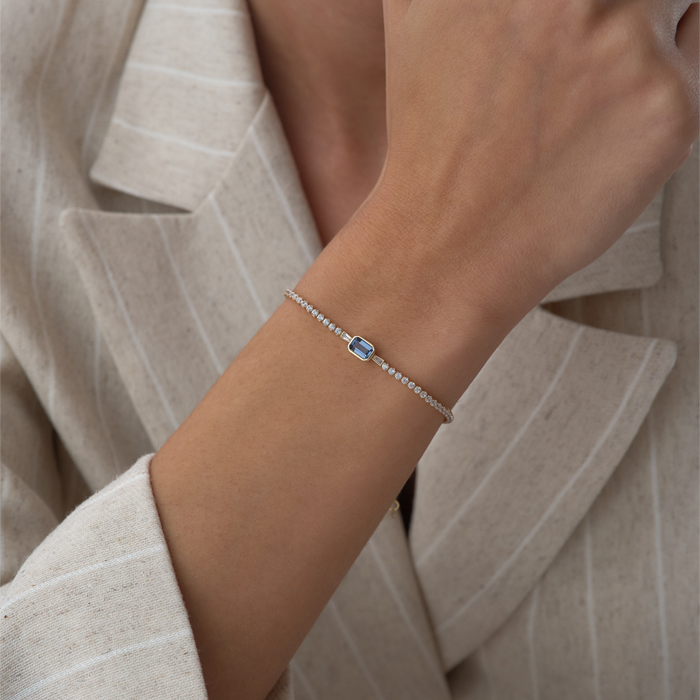 Shine Mavi Baget Bileklik - Rayna