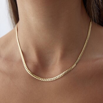 Sıkı İtalyan Gurmet Zincir - Mg Gold