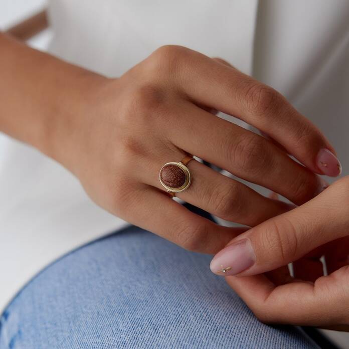 Simli Akik Yüzük - 2